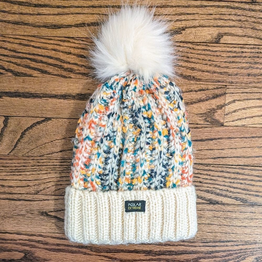 GM INTERNATIONAL Multicolor Knit Pom Beanie OSFM